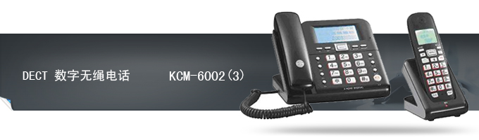 DECT数字无绳电话 KCM-6002
